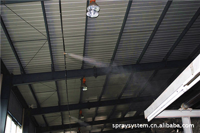 安徽芜湖钢结构厂房喷雾降温工程