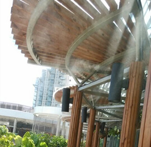 深圳蛇口海上世界鑫泰餐厅户外喷雾降温工程