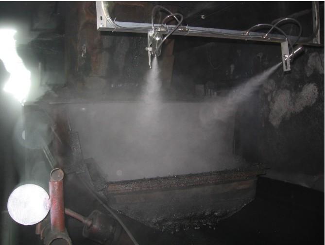 山西煤矿运输带喷雾除尘工程