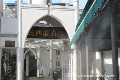 商业街喷雾降温工程