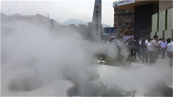 清远碧桂园冷雾造景工程