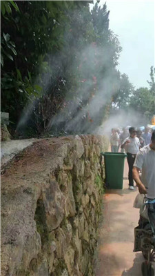 湖州市旅游景区冷雾人造雾系统工程厂家安装