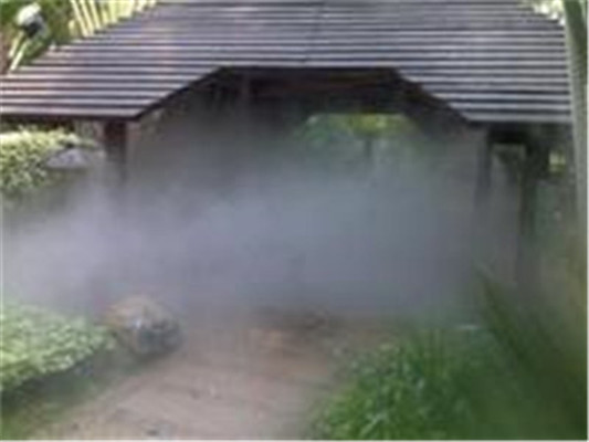 郑州市假山水池边景观人造雾设备工程工厂直接承包安装