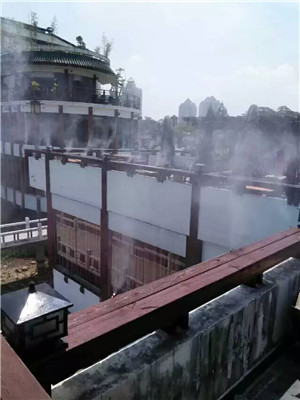 枣庄市旅游景区冷雾喷雾降温系统厂家供应
