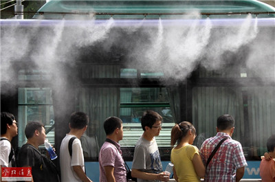 怀化市户外公交车站喷雾降温系统夏季促销