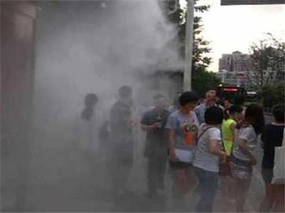 南昌市户外公交车站冷雾喷雾降温设备厂家直销