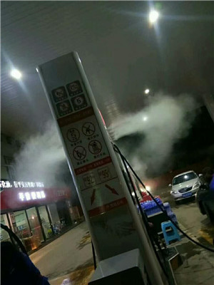 贺州市户外加油站喷雾降温设备工程技术领先