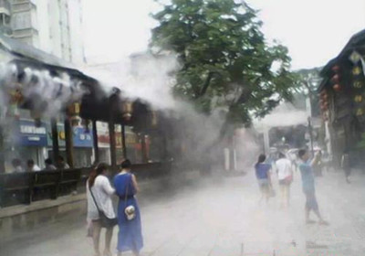 池州市户外商业街冷雾喷雾降温设备厂家供应