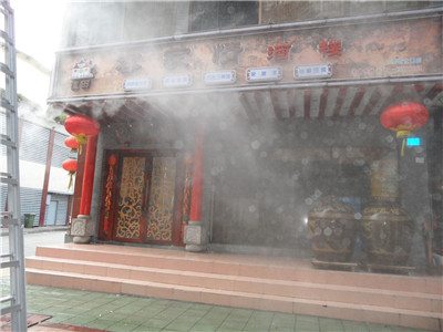 宁德市户外商业街冷雾喷雾降温设备工程售后服务周到