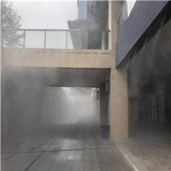 厦门航空古地石广场喷雾降温工程完美竣工