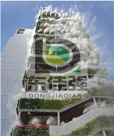 南京景观雾化喷头高压冷雾主机造雾案例