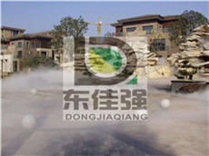 南京景观雾化喷头高压冷雾主机工程案例