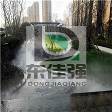 无锡人造雾机景观雾化设备工程案例