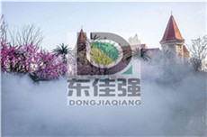 南通小区雾化景观人造雾降温设计方案