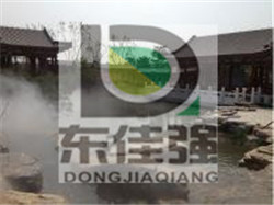 景观鱼池雾喷冷雾系统工程做工完美质量好
