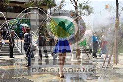 成都游乐场人造雾景观