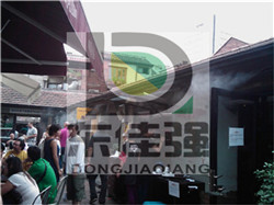 陇南市户外商业步行街喷雾降温系统专业工程安装设计