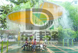 攀枝花户外商业步行街喷雾降温设备工艺精湛