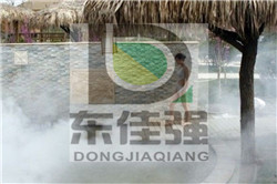 户外酒店温泉冷雾人造雾设备工程