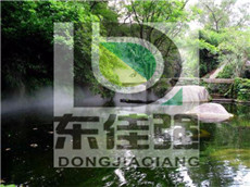 东佳强假山流水雾景人造雾设备生产厂家