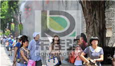 陇南市户外商业步行街喷雾降温设备工作原理