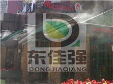 珠海市户外商业步行街喷雾降温系统工程安装