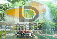 唐山市户外商业步行街喷雾降温设备