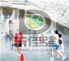 武威市户外商业步行街喷雾降温设备夏季促销
