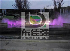 芜湖小区雾化景观人造雾机景观雾化设备造雾案例