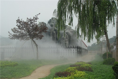 江苏盐城水上乐园景观人造雾工程