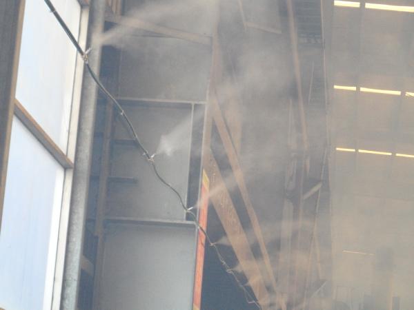 新疆华春毛纺车间喷雾加湿工程