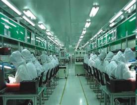 TCL生产车间喷雾加湿系统