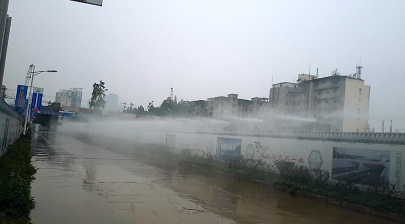 广州马路喷雾除尘设备