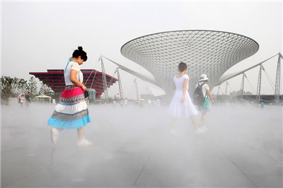 广场喷雾降温工程