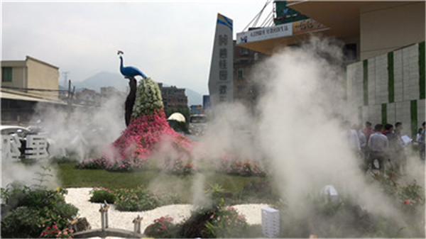 清远碧桂园冷雾造景工程