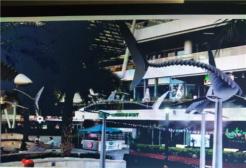 深圳蛇口海上世界安装冷雾设备造景工程