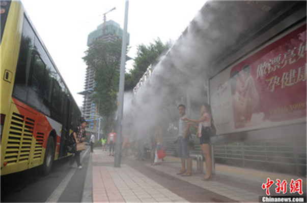 苏州市户外公交车站喷雾降温设备厂家直销