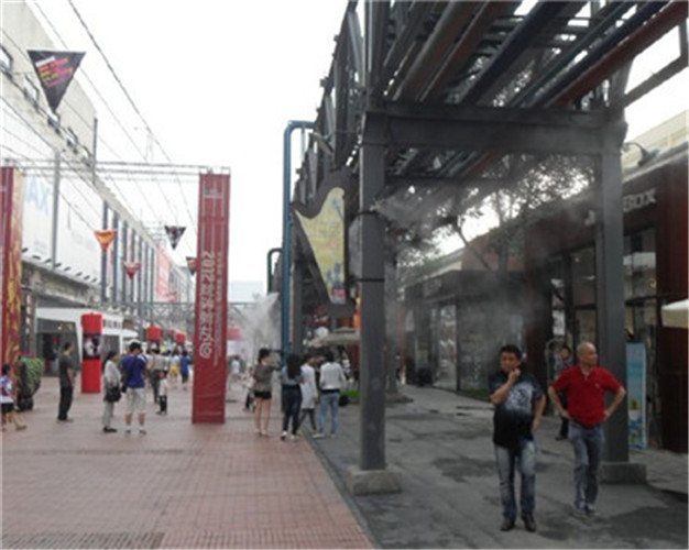 滁州市户外商业步行街喷雾降温系统