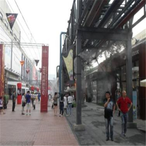 安徽滁州全椒奥康商业中心步行街喷雾降温工程