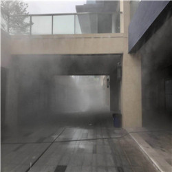 厦门航空古地石广场喷雾降温工程完美竣工