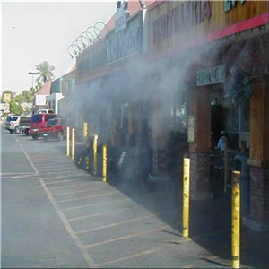 商业街临街店铺喷雾降温系统主机