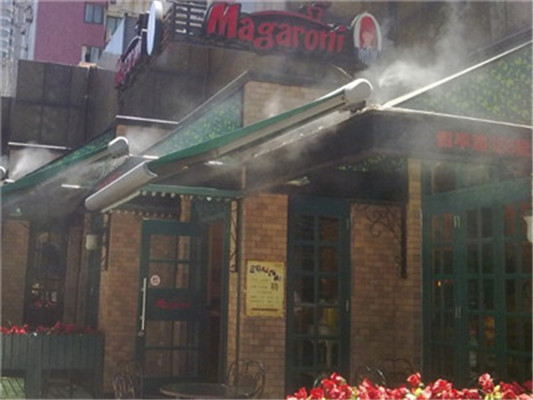 商业美食街喷雾降温设备专业生产厂家