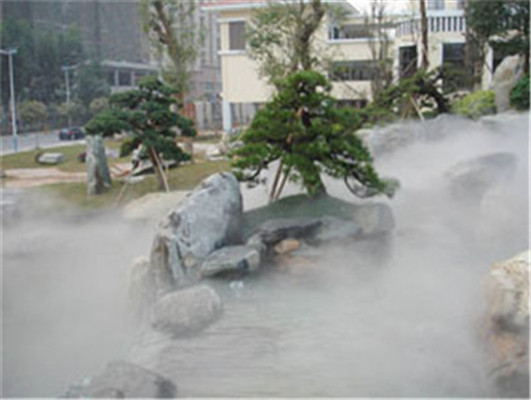 景区绿化带户外走廊冷雾人造雾降温设备工程