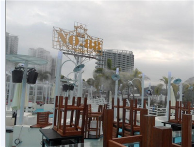 雅安市户外咖啡厅喷雾降温设备厂家