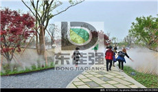 广州景观雾化喷头人造雾机人造雾园林方案