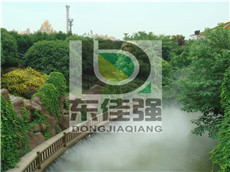 金华景观雾化设备人工造景雾喷设备工程案例