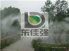 合肥景观雾化喷头人造雾机人造雾园林工程案例