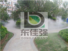 南京景观雾化喷头高压冷雾主机工程案例