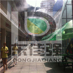丽江市户外商业步行街冷雾喷雾降温设备厂家直销