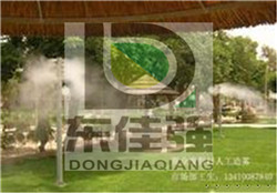 室内体育馆篮球场夏天用喷雾降温系统来降温